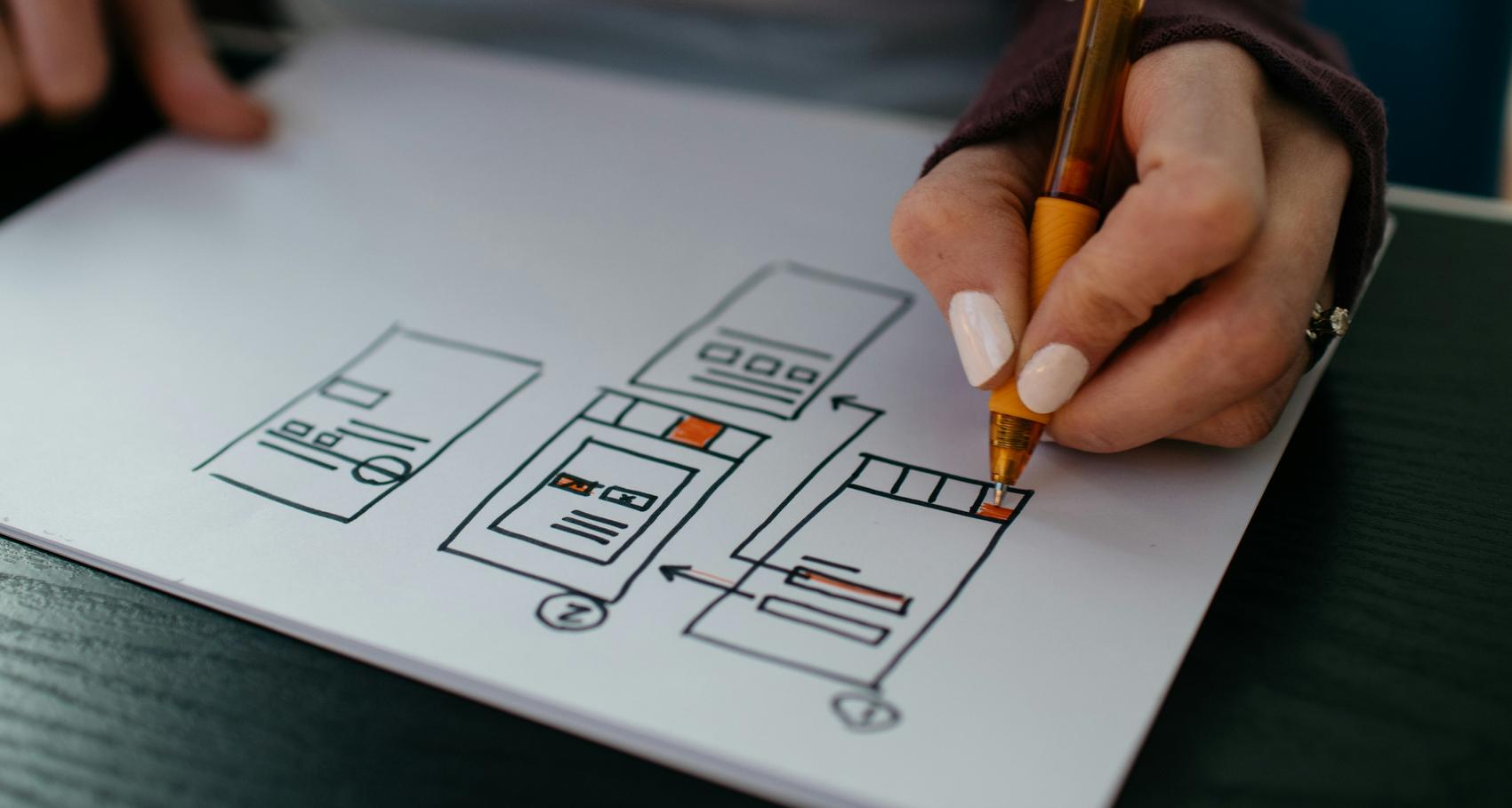 man and woman working in an office